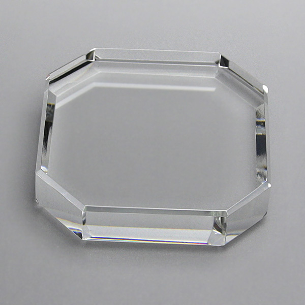 Diamond Cut Crystal Stock Blank Paper Weight for Fast Delivery