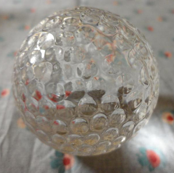 Glass Crystal Golf Ball Paperweight MH-Q0232