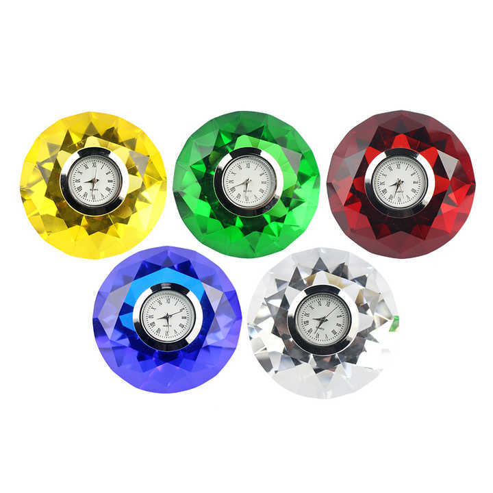 Wedding Souvenirs for Guests Custom Crystal Diamond Clock