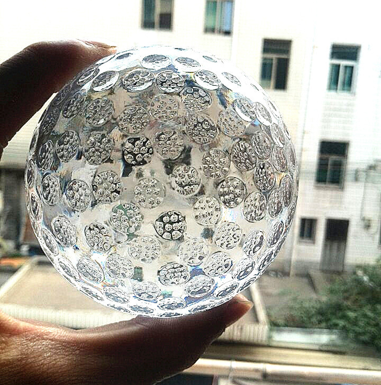Glass Crystal Golf Ball Paperweight MH-Q0232