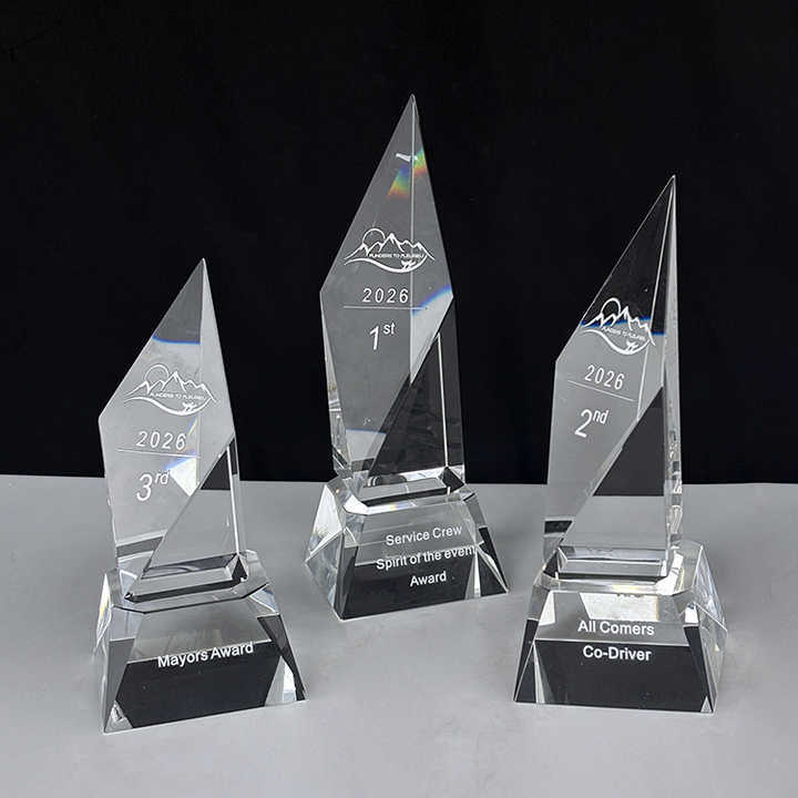Diamond Shape Personalized Crystal Trophy MH-LJ0723