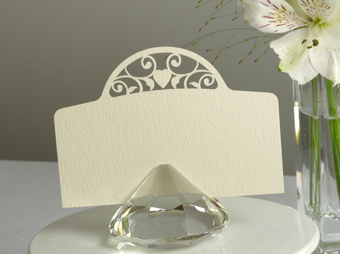 Wedding Clear Crystal Diamond Card Holder for Table Decoration MH-B0267