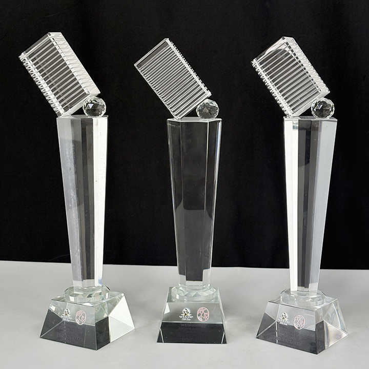 Personalized Crystal Microphone Award Trophy MH-LJ0688