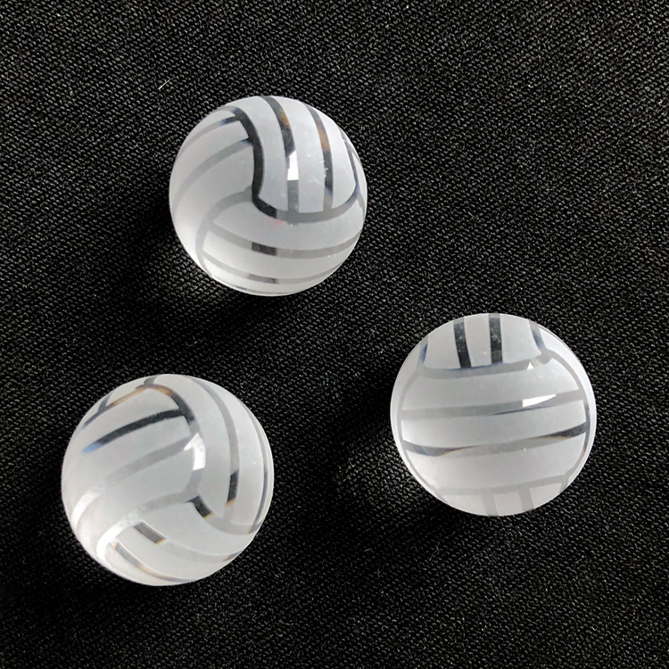 Optical Crysta  Glass Basketball and Volleyball for Sports Events MH-Q0252