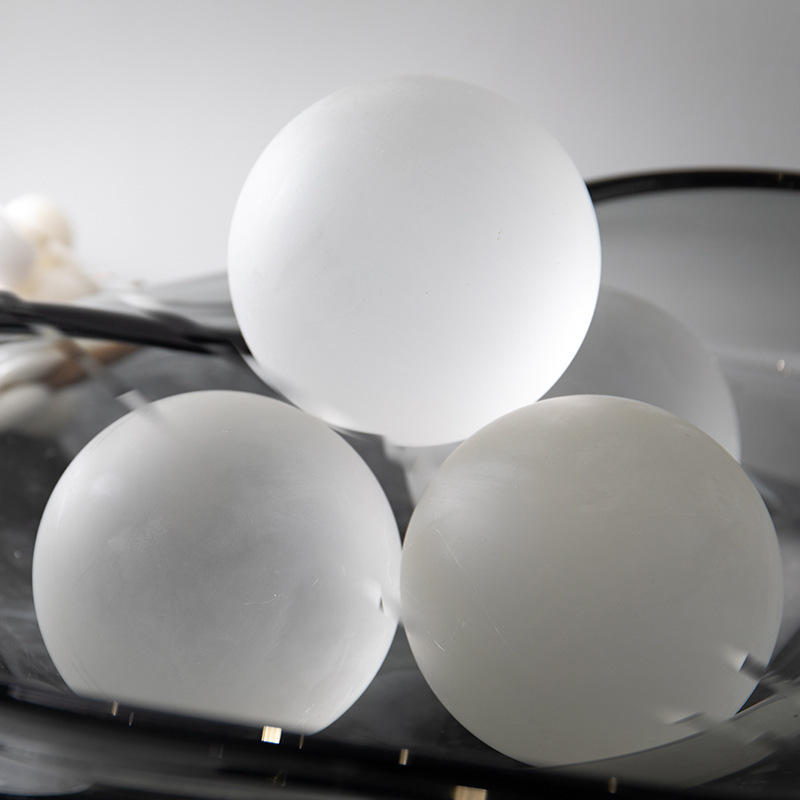 Solid Crystal Glass Sandblasting Frosted Ball Sphere MH-Q0240