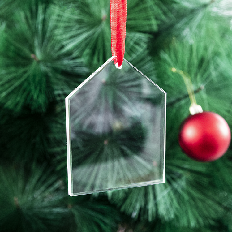 Factory Supplied Outdoor Decorations High Quality K9 Crystal Christmas Tree Ornaments with Personalized Names