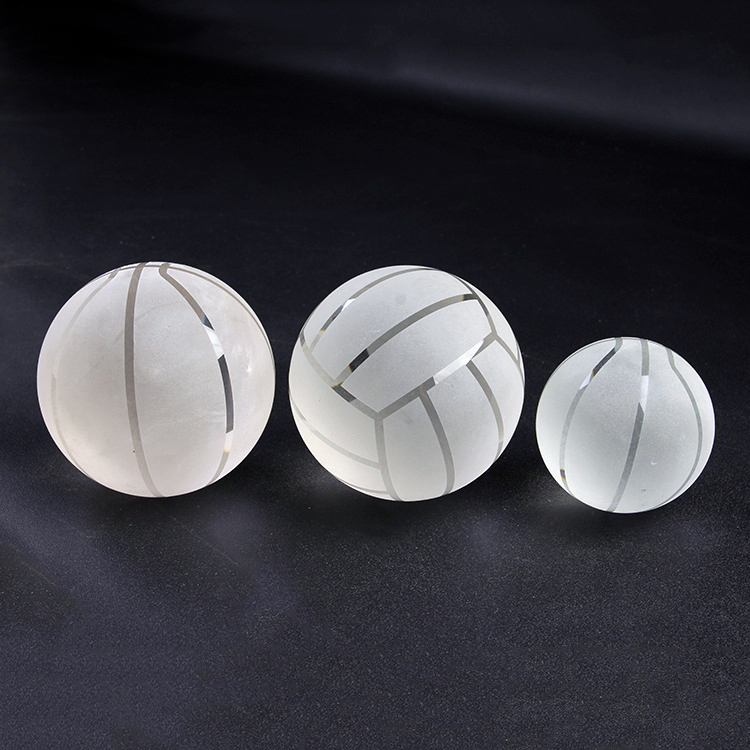 Optical Crysta  Glass Basketball and Volleyball for Sports Events MH-Q0252