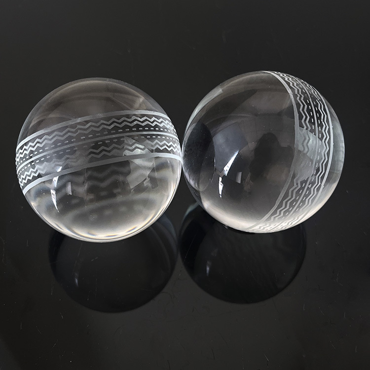 Crystal Glass Cricket Ball Paperweight Crystal MH-Q0271