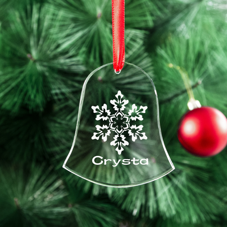 2026 Factory Cheap K9 Blank Glass Christmas Ornament Custom with 3d Laser Christmas Tree Ornaments for Christmas Dec