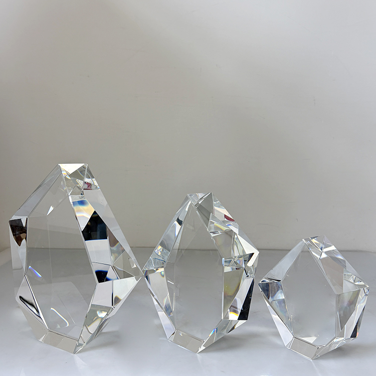 clear K9 Blank Various Sizes Crystal Photo Frame Crystal Iceberg Cube for 2d 3d Laser Engraving Photo MH-F0618