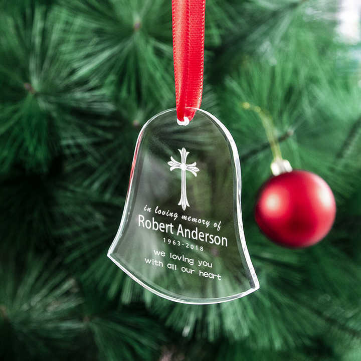 2026 Factory Cheap K9 Blank Glass Christmas Ornament Custom with 3d Laser Christmas Tree Ornaments for Christmas Dec