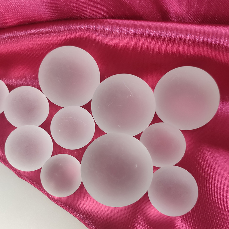 Solid Crystal Glass Sandblasting Frosted Ball Sphere MH-Q0240