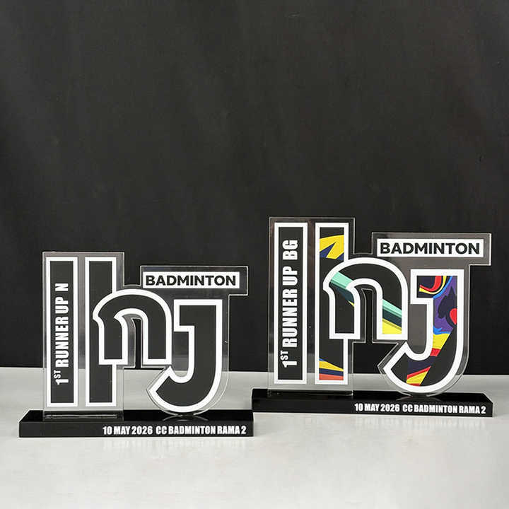 Personalized Acylic Trophy with Black Crystal Base MH-LJ0313