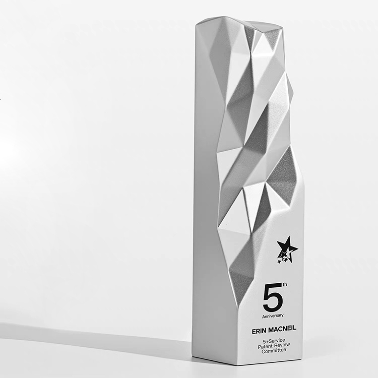 3D Printed Gold Silver Bronze Resin Tower Trophy Award