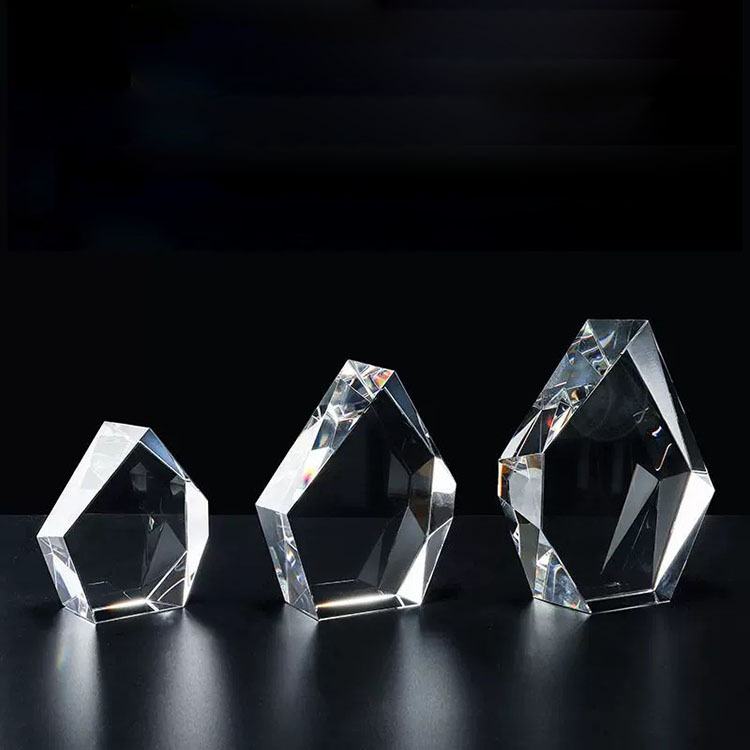 clear K9 Blank Various Sizes Crystal Photo Frame Crystal Iceberg Cube for 2d 3d Laser Engraving Photo MH-F0618