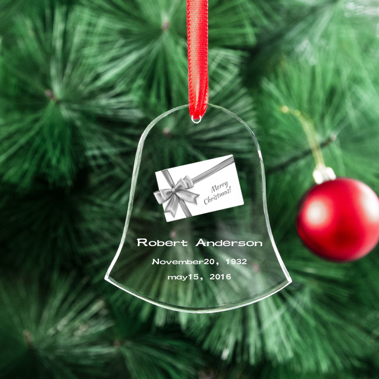 2026 Factory Cheap K9 Blank Glass Christmas Ornament Custom with 3d Laser Christmas Tree Ornaments for Christmas Dec