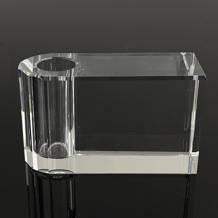 Clear Crystal Glass Pen Holder MH-B0400