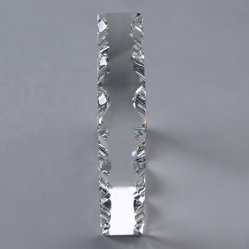 Clear 3D Laser Crystal Block Souvenir Crafts K9 Glass Cube Blank Crystal for Engraving