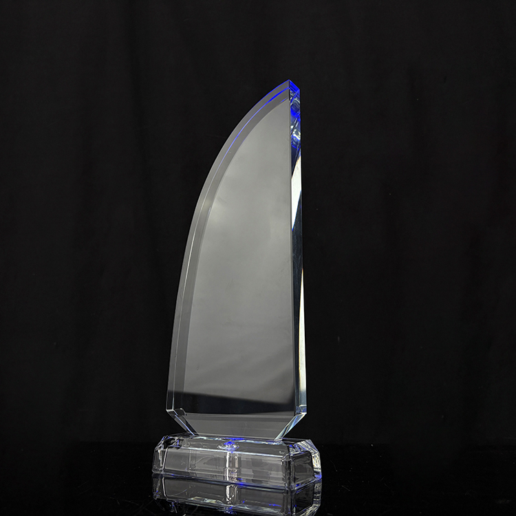 Blank Crystal Trophy with Light Base MH-LJ0701