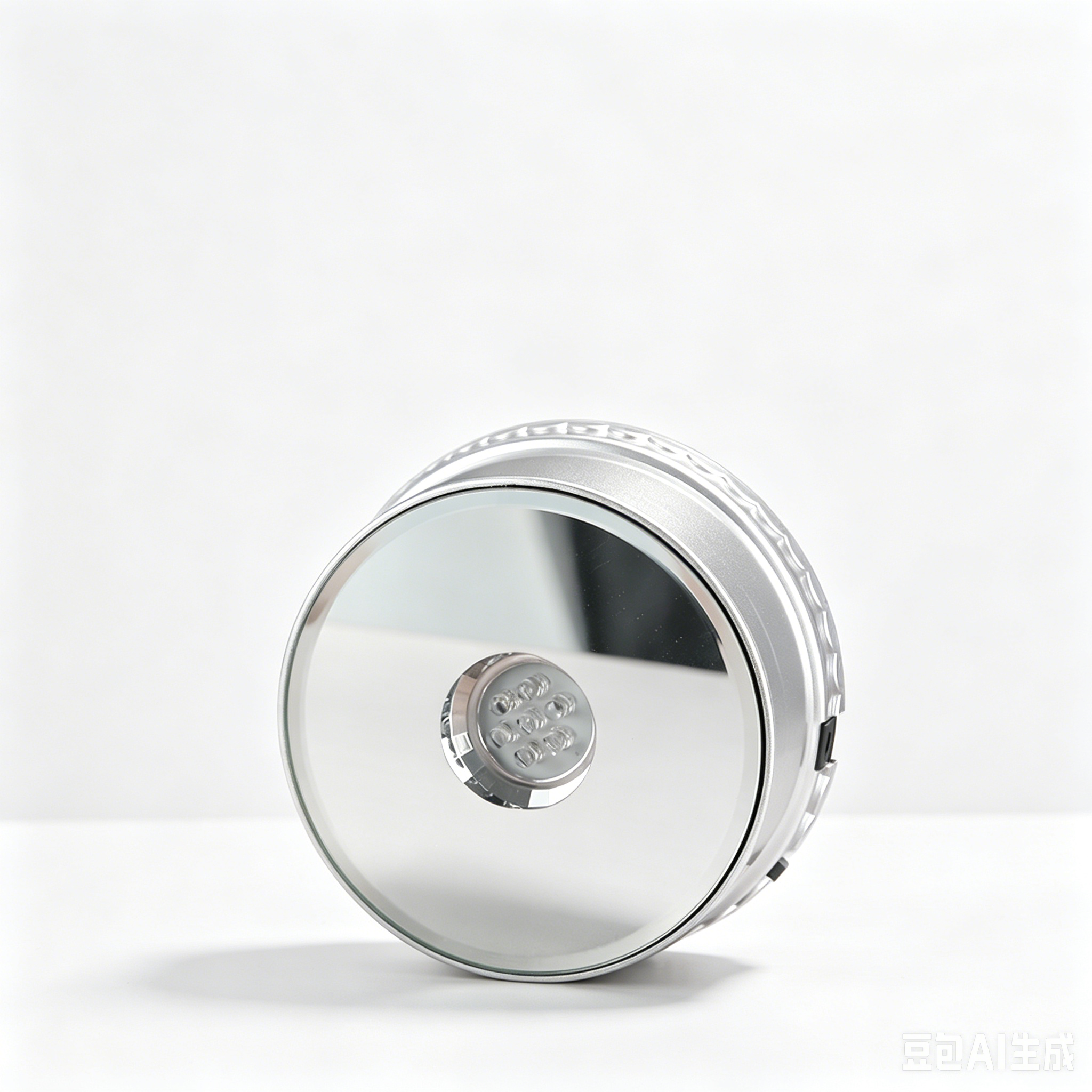 Yilan LB04 LED Silver Plastic Base Laser Engraved Color Lighting Night Light Round Base DIY Customizable Decoration