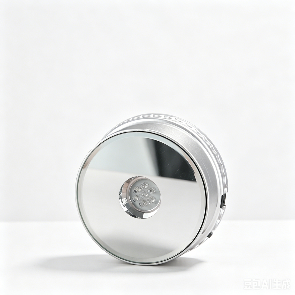 Yilan LB04 LED Silver Plastic Base Laser Engraved Color Lighting Night Light Round Base DIY Customizable Decoration