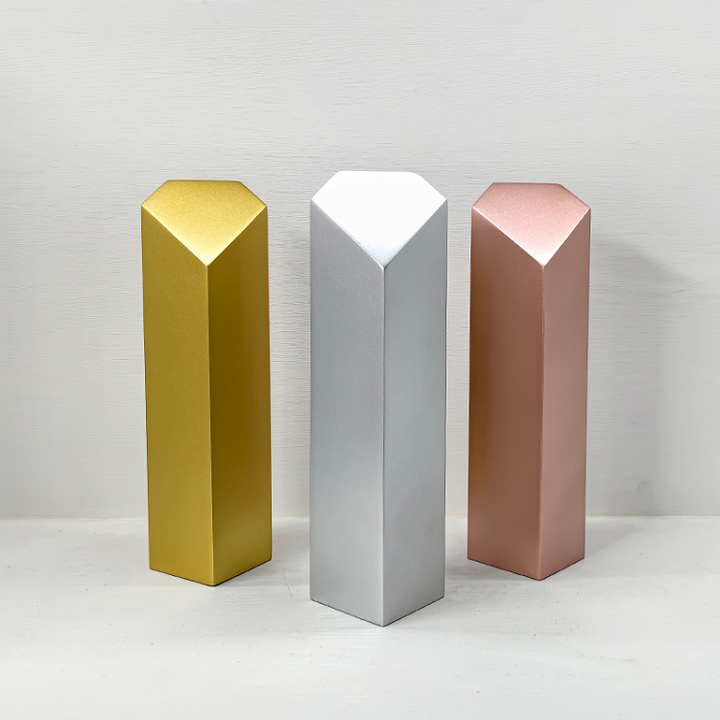 Unique Creativity Custom Engraved Pillar Trophy Metal Resin Award Business Ceremony Souvenir Gift Trophy