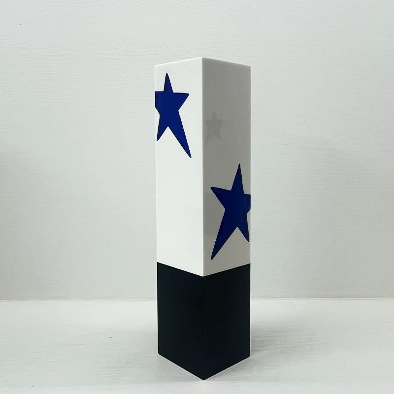 Factory Wholesale Custom Size logo Shape Medal Marble Star Style Crystal Trophy Medal
