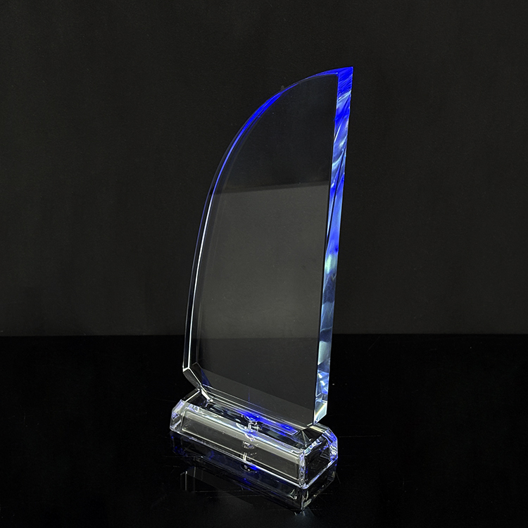 Blank Crystal Trophy with Light Base MH-LJ0701