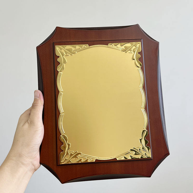 Wholesale Wood Medal Award Blank Plaques and Awards Customized Wooden Plaque Honor Awards