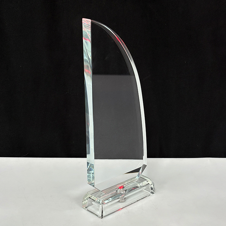 Blank Crystal Trophy with Light Base MH-LJ0701