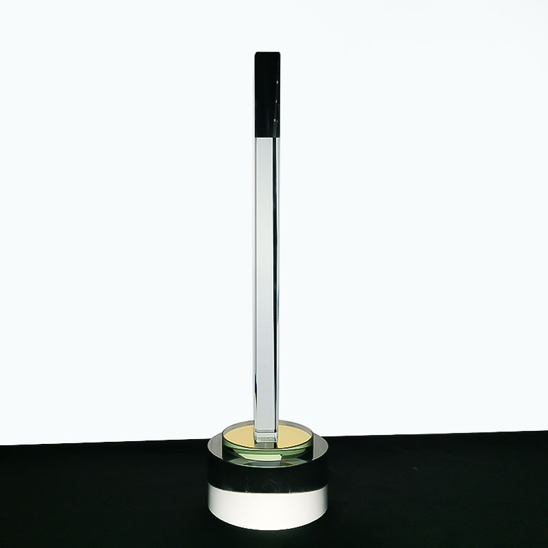 Unique Souvenir Gifts With Engraving Logos K9 Crystal Trophy Award