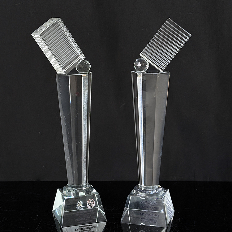 Personalized Crystal Microphone Award Trophy MH-LJ0688
