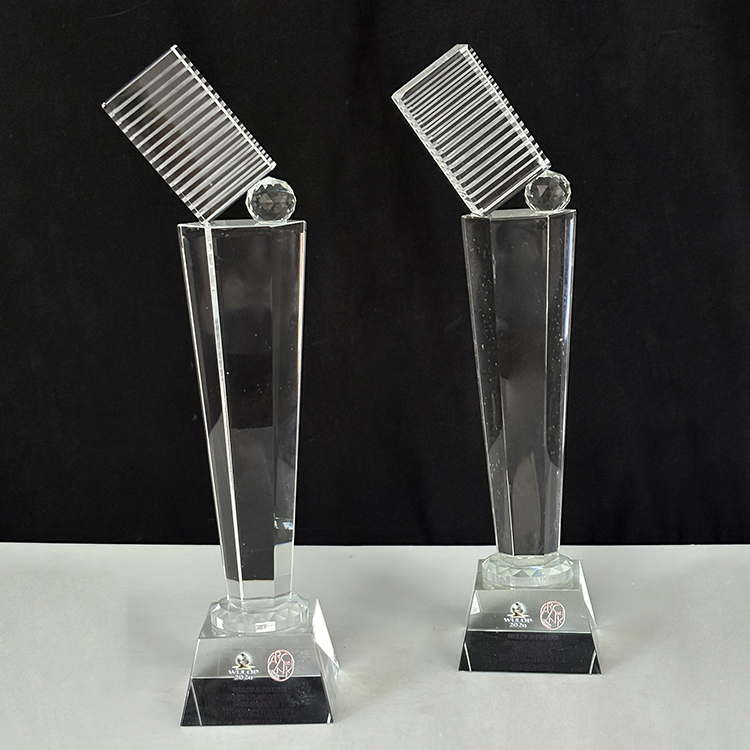 Personalized Crystal Microphone Award Trophy MH-LJ0688