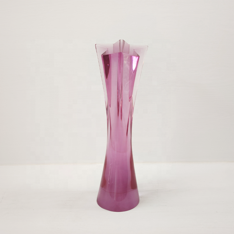 New Crystal Trophy Creative Twisted Column Outstanding Employee Award Competition Retired Souvenir