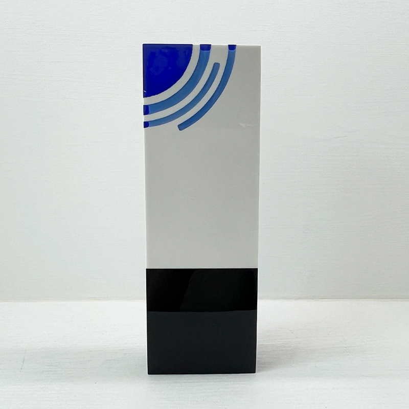 Factory Wholesale Custom Size logo Shape Medal Marble Color Style Crystal Trophy Medal