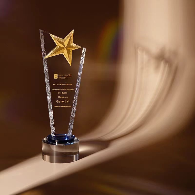 Customized Creative Glass Crystal Trophies Crystal Crafts Crystal Trophy
