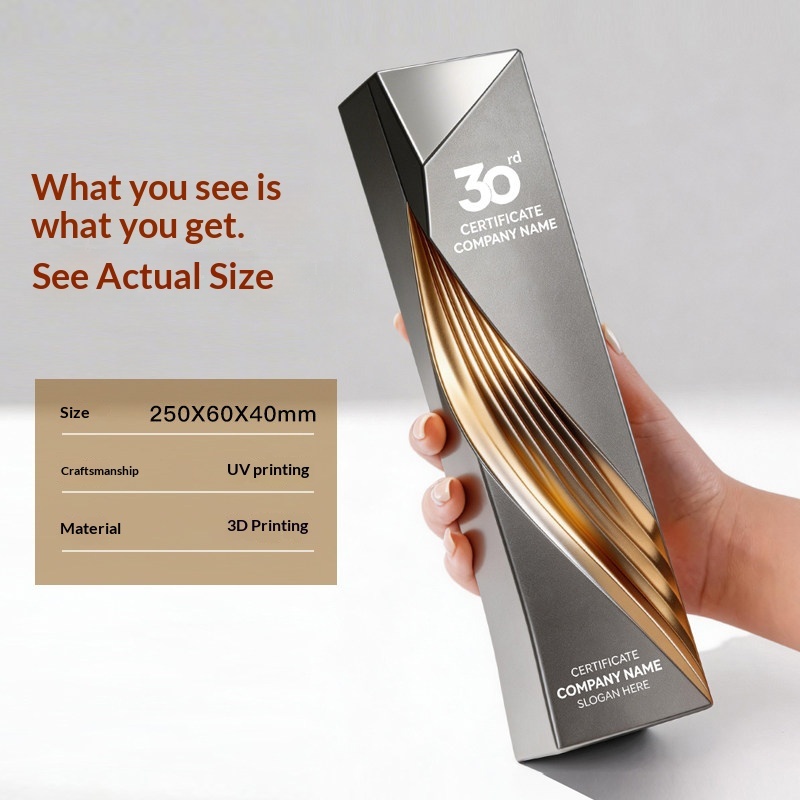 2026 New Resin Customized Trophy Engraving Competition Creative Award Ceremony