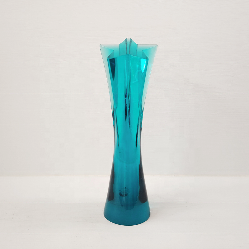 New Crystal Trophy Creative Twisted Column Outstanding Employee Award Competition Retired Souvenir