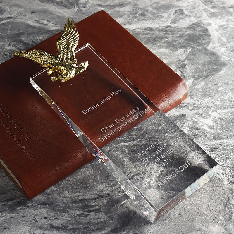 High Quality Customizable Crystal Trophy Factory Direct Sales Environmentally Friendly  Durable Crystal Trophy