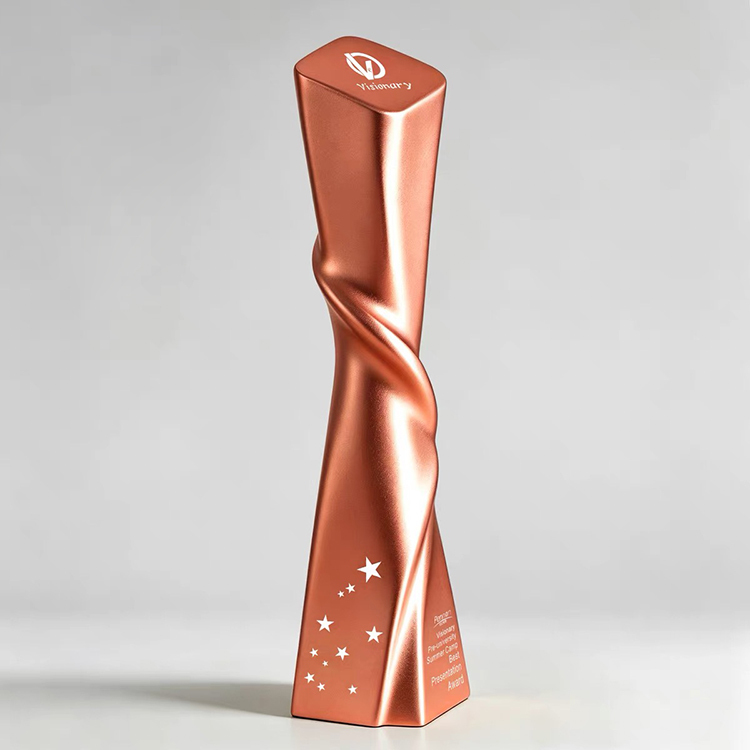 3D Printed Gold Silver Bronnze Red Blue Resin Tower Trophy Award MH-LJ0745