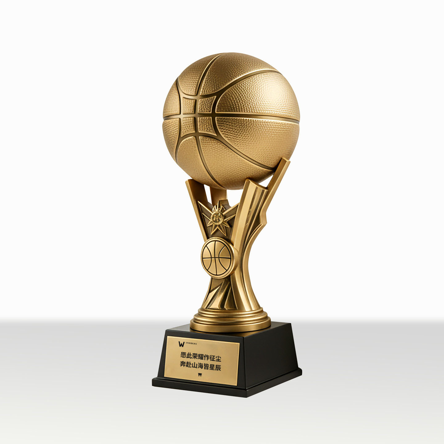 New Customizable High-end Resin Eco-Friendly UV Printing Annual Meeting Outstanding Employee Award Ceremony Trophy