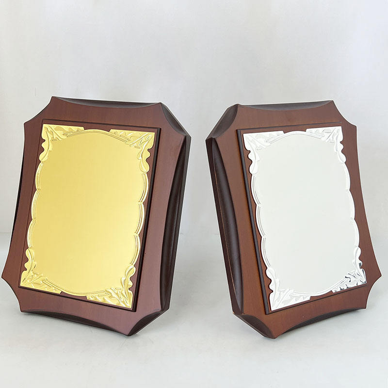Wholesale Wood Medal Award Blank Plaques and Awards Customized Wooden Plaque Honor Awards