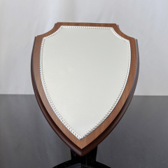 with silver plate
