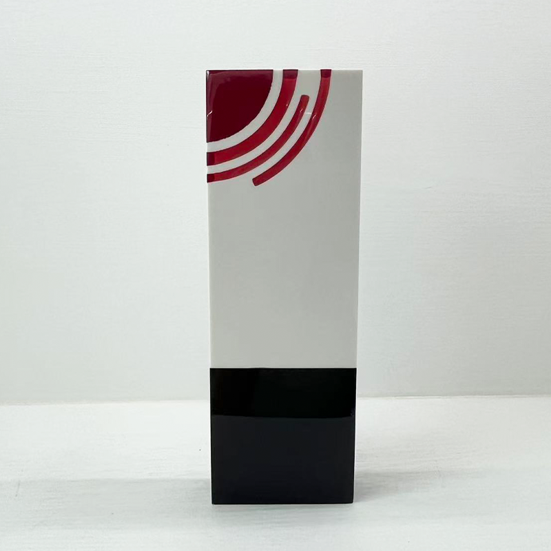Factory Wholesale Custom Size logo Shape Medal Marble Color Style Crystal Trophy Medal