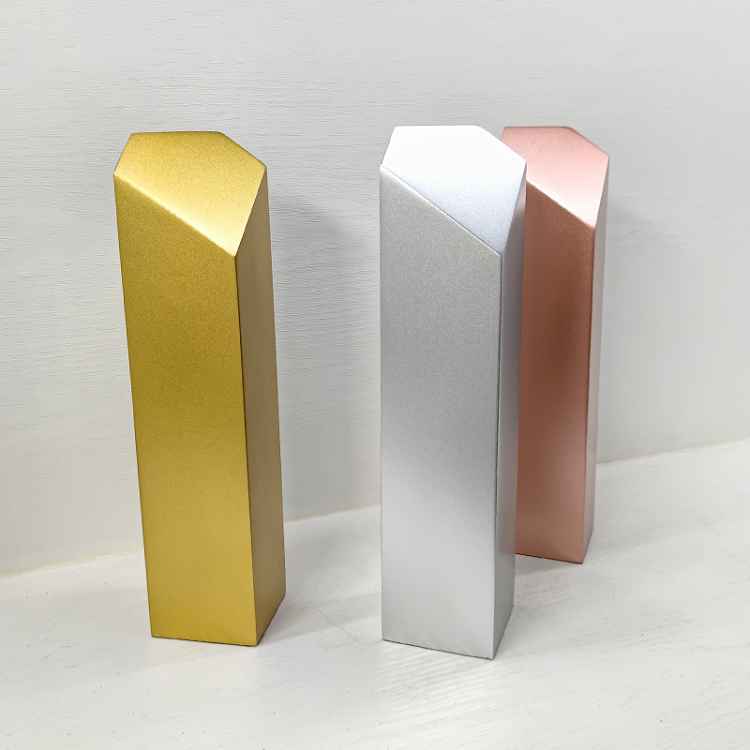 Unique Creativity Custom Engraved Pillar Trophy Metal Resin Award Business Ceremony Souvenir Gift Trophy