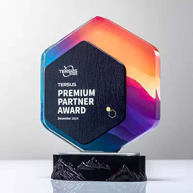 High Quality Honor Commemorative Laser Engraving Personalized Blank Marble Crystal Trophy