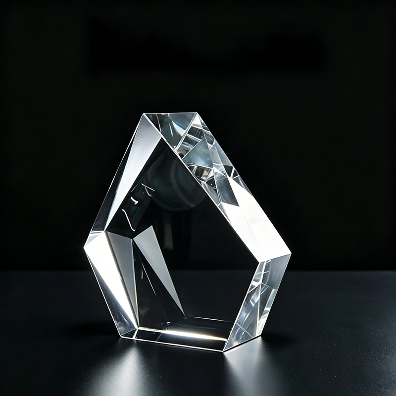 Wholesale Custom Size 3D Laser Engraved Handmade K9 Crystal Decorative Photo Frames Animal Design