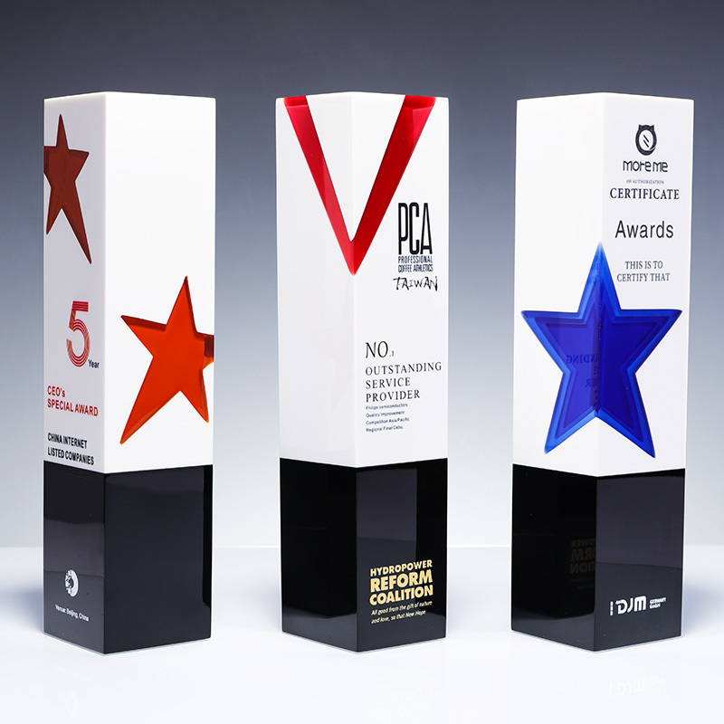Factory New Design Custom Trophy Award Resin Crafts Design Unique Exclusive Recognition Prize