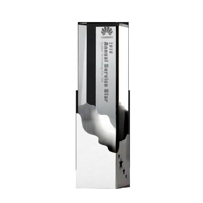 Honor of Crystal K9 Prize Trophy Custom Logo Laser Engraving Crystal Trophy Business Art Gift Award Commemorative Crystal Trophy