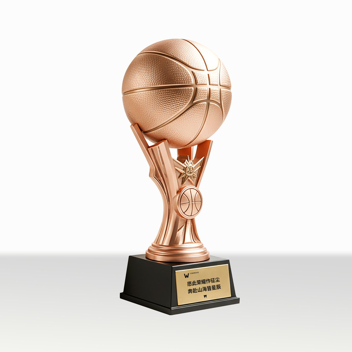 New Customizable High-end Resin Eco-Friendly UV Printing Annual Meeting Outstanding Employee Award Ceremony Trophy